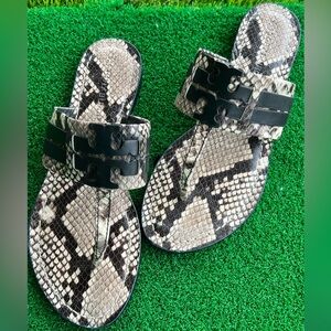 Tory Burch snake print sandals size 6.5